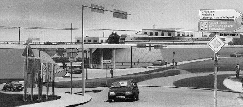 Grafik der Stra&szlig;enunterf&uuml;hrung - Copyright BIT