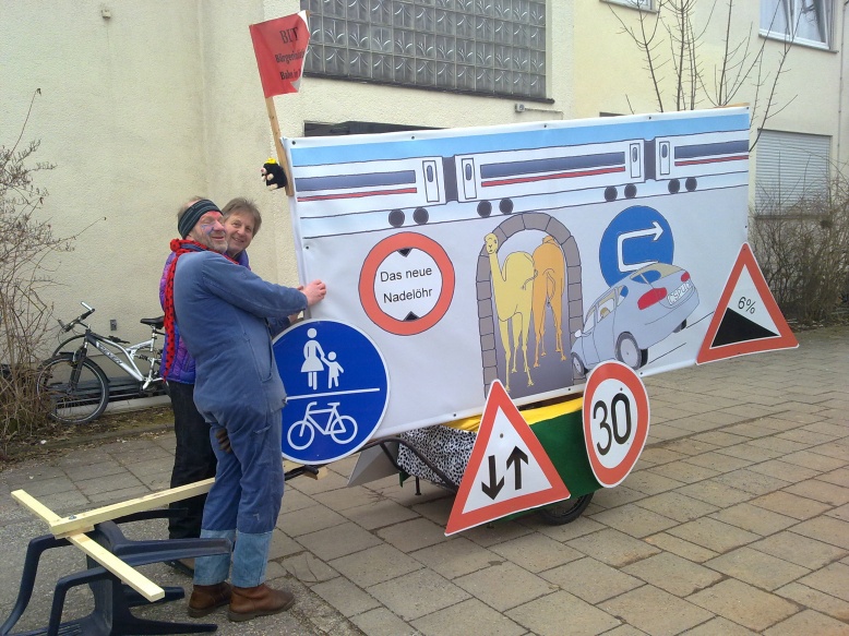 unser Wagen ist gebaut
